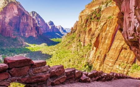 zion national park - national, park, canyon, zion