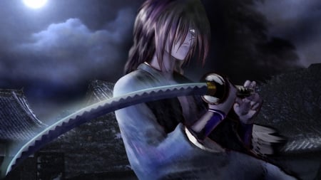 Rurouni Kenshin - katana, fighter, anime, man