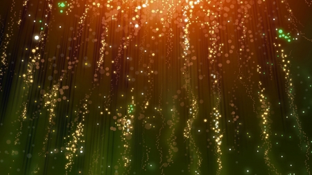 Abstract - glow, abstract, sparkle, green, glitter, orange, texture, luminos