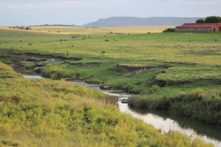 Vrede - sundowners, beauty, farm, river