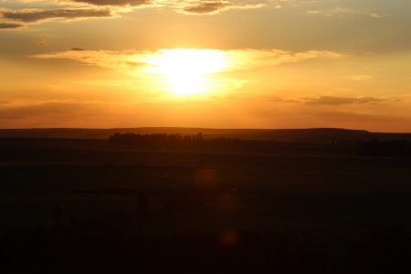 Vrede - love, farm, sunset, colourful