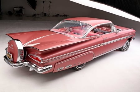 1959-Chevrolet-Impala - Bowtie, GM, Lowrider, Classic