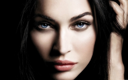 megan fox - woman, face, fox, megan