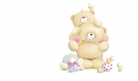 Have a lovely day! - white, cub, bear, day, card, animal, teddy, cute