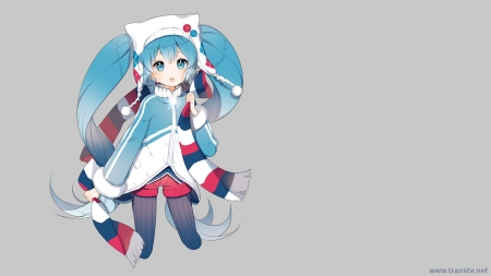 Hatsune Miku - vocaloid, yuki miku, anime, hatsune miku