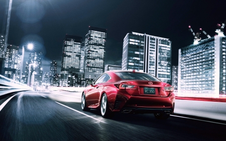 lexus rc - sports, city, lexus, coupe