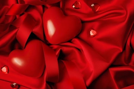 Valentine red hearts - pretty, passion, holiday, beautiful, red, valentine, love, hearts