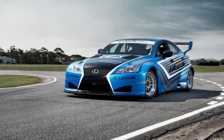 lexus is f race car - lexus, track, car, race