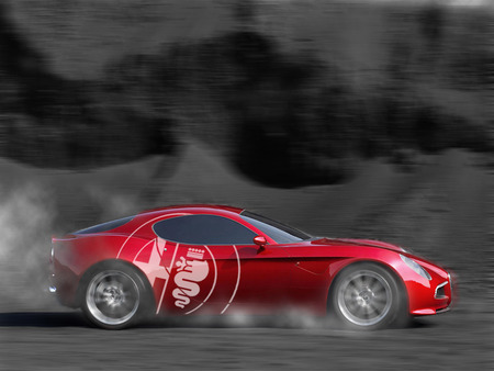 Alfa Romeo 8C  - 8c, car, alfaromeo, tuning