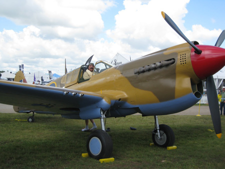 P-40 Tomahawk  - p40, airventure, airplane