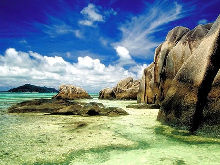 Seychelles - island, beach