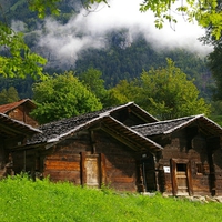 Swiss mountain huts