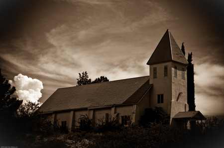 Cottonwood Church - place, photoshopped, church, building