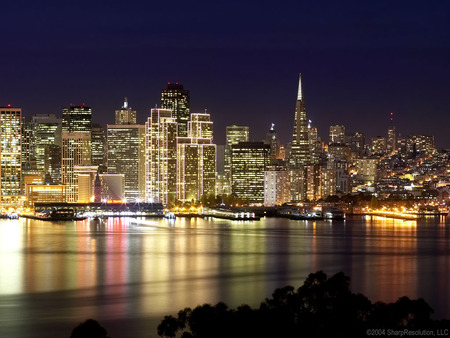 View of San Francisco - city, sf, san francisco, lights