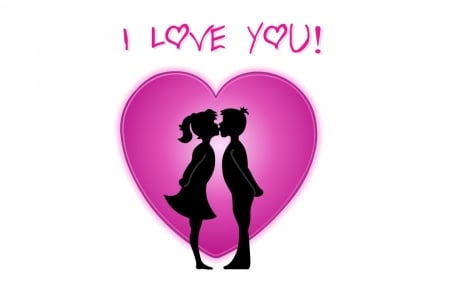 i love you - kiss, heart, love, valentines, girl, boy