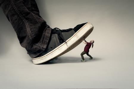 Hey! I'm here! - situation, man, funny, dramtical, creative, fantasy, shoe