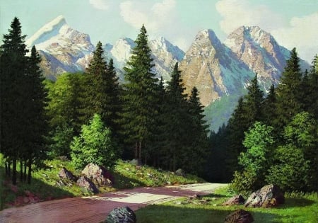 Beautiful painting - beautiful, painting, nature, colors