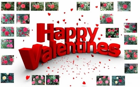 Valentine's Day 2016 for all members - flowers, Valentine, friendship, card