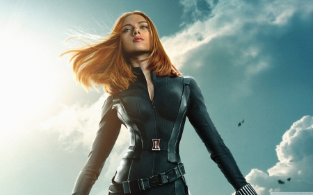 Captain America - The Winter Soldier - the winter soldier, actress, movie, the avengers, film, captain america, scarlett johansson, natasha romanoff, character, black widow