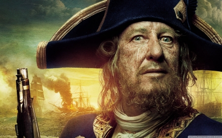 Pirates Of The Caribbean - On Stranger Tides - on stranger tides, pirates, film, pirates of the caribbean, movie, hector barbossa, 2011, character