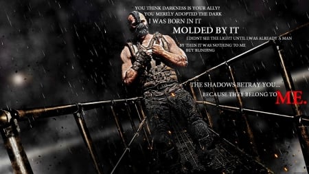 Bane - Darkness Quote - Bane, Darkness, Comics, Batman, DC