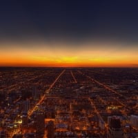 chicago sunset