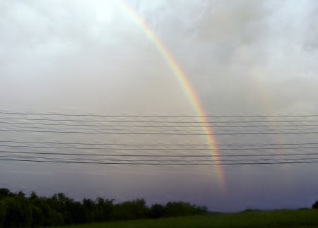 Double Rainbow - Forces of Nature, Thunderstorms, Nature, Rainbows