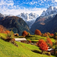 Mountains in Autumn