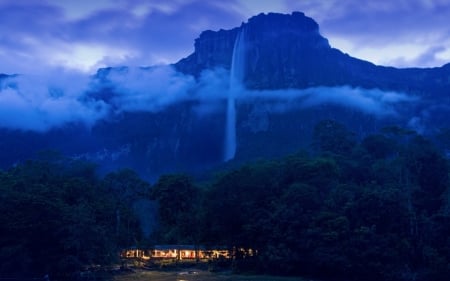 angel falls venezuela - falls, mountain, angel, venezuela