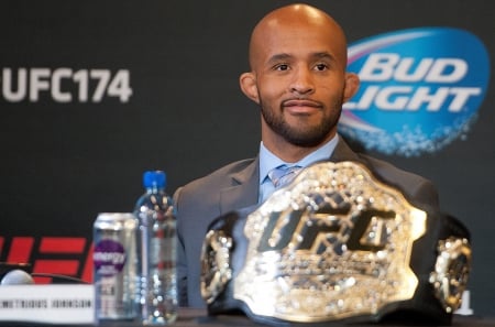 Demetrious Johnson (4K) - ufc, fighting, american, 4k, sport, demetrious johnson, mma, flyweight champion, mixed martial arts