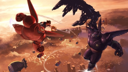 Big Hero 6 - render, big hero 6, graphics, 3d, superheroes