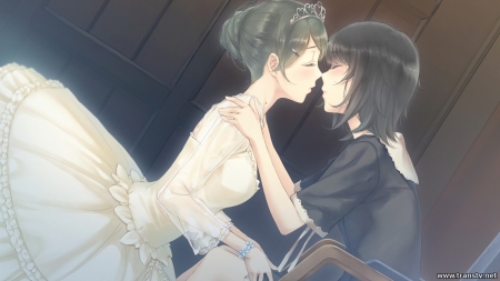 Yuri - Kissing, Girls, Anime, Yuri