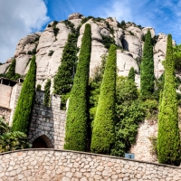 abbey of montserrat in catalonia spain