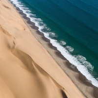 Sand and water