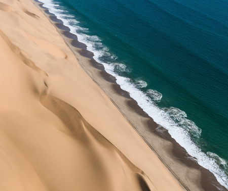 Sand and water - sea, ocean, sand, nature