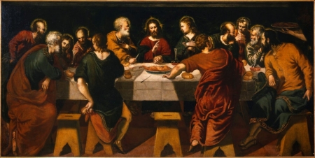 Last supper of Jesus - christ, jesus, supper, eucharist, religion