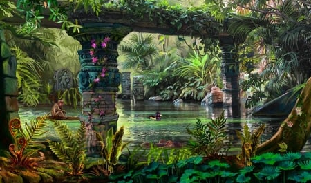 Pristine Jungle - background, phone, cell, android