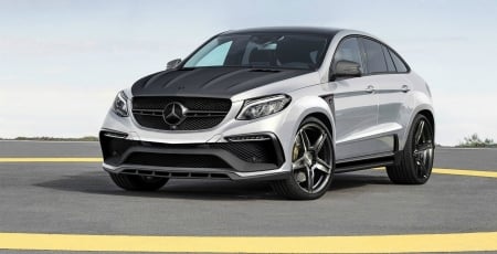 2016 Mercedes-Benz GLE Coupe Inferno By TopCar - silver, gunmetal wheels, benz, flat black hood