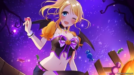 Ayase Eri - Girl, Love Live, Ayase Eri, Halloween, Anime