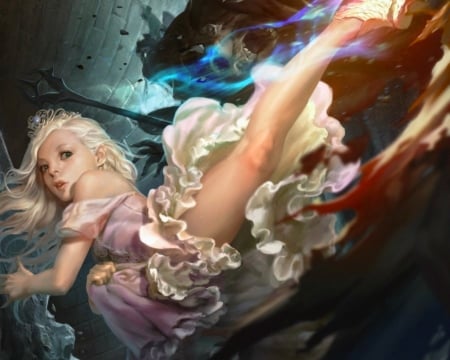 Fantasy Girl - woman, beauty, art, fantasy