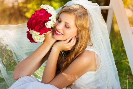 Wedding Bride - lady, pretty, beauty, photography, woman