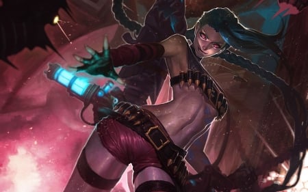 jinx - anime, jinx, lol, league of legends