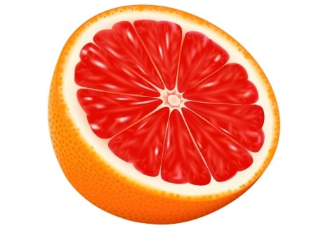 Red orange - white, red, card, fruit, orange, slice