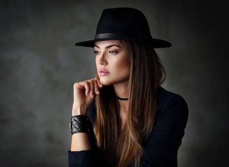 Beautiful - Woman, Beautiful, Lovely, Girl, Beauty, Model, Beaut, Sexy, Hat