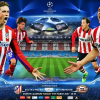 ATLETICO MADRID - PSV EINDHOVEN CHAMPIONS LEAGUE 2016