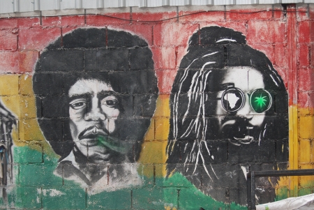 Reggae  wall mural - music, mural, jamaican, reggae