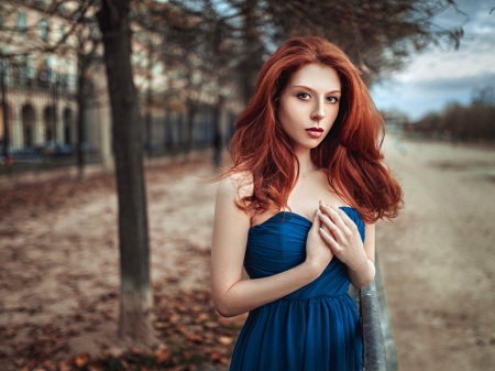 Lovely Girl - beauty, redhead, woman, model