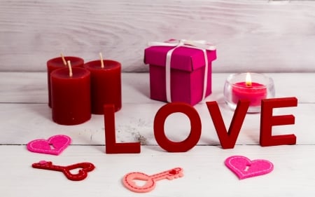 Love - gift, love, vlentine, heart