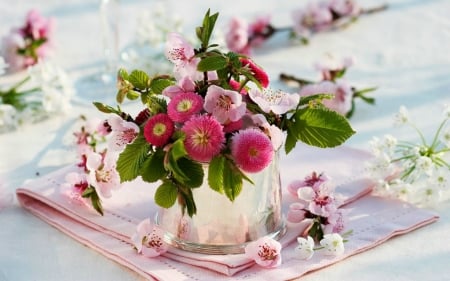 Beautiful Flowers - bloom, petals, pink, flowers, still life