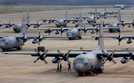 C-130s - chopper, heli, wing, military, sand, aircraft, rocket, copter, f14 tomcat, sky, recon, fighter, jet, water, carrier, usn, prop, turbo